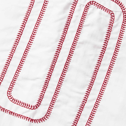 Supreme Spellout Embroidered Track Jacket - White