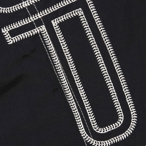 Supreme Spellout Embroidered Track Pant - Black