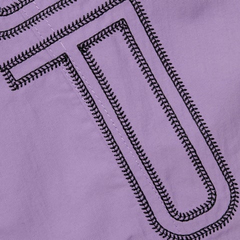 Supreme Spellout Embroidered Track Pant - Dusty Purple