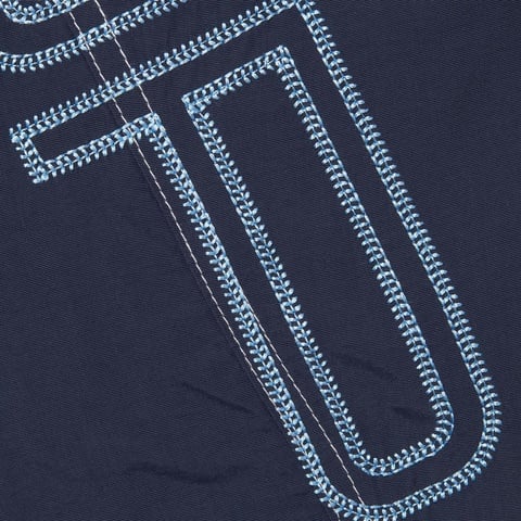 Supreme Spellout Embroidered Track Pant - Navy