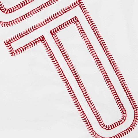 Supreme Spellout Embroidered Track Pant - White