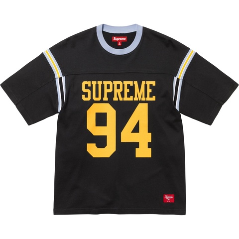 Supreme Split S/S Football Top - Black