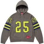 Supreme Sport Zip Up Hooded Sweater (SS25) - Grey