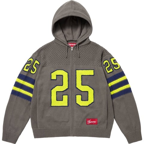ウォームアップウェア Supreme Sport Zip Up Hooded Sweater Grey Sport Zip Up Hooded Sweater - spring/summer 2025 - Supreme