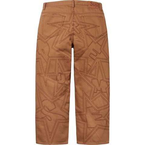 Stars Topstitch Baggy Jean - spring/summer 2025 - Supreme