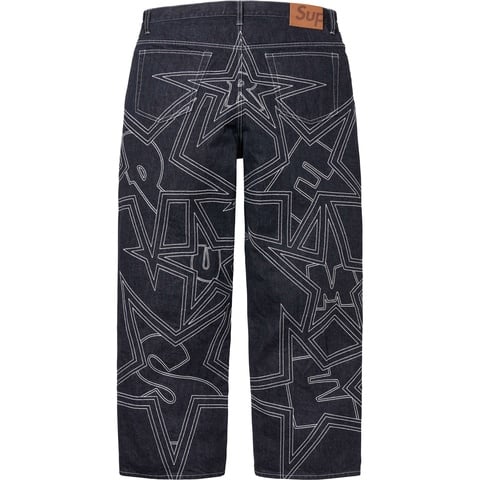 Stars Topstitch Baggy Jean - spring/summer 2025 - Supreme