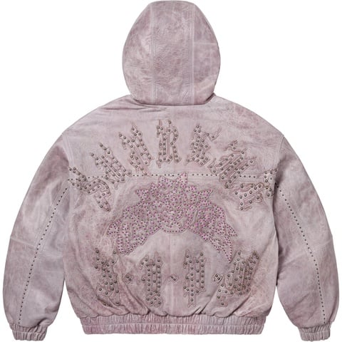 Studded Hooded Leather Jacket - spring/summer 2025 - Supreme
