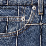 Supreme Studded Seam Loose Fit Jean (SS25) - Blue