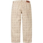 Supreme Studded Seam Loose Fit Jean (SS25) - Natural