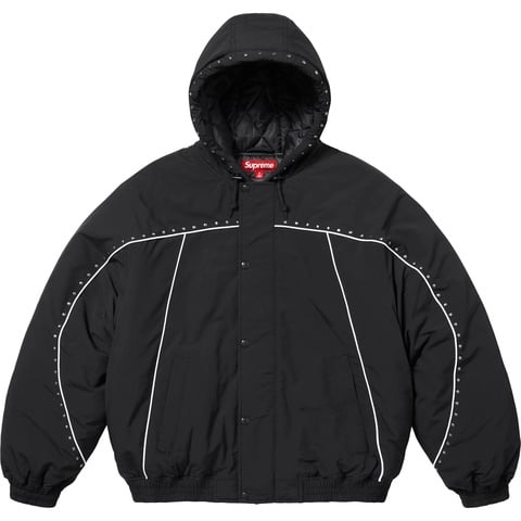 Supreme Studded Stadium Jacket - Black