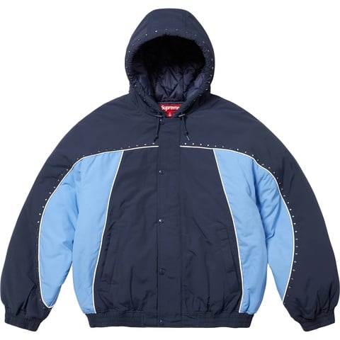 Supreme Studded Stadium Jacket - Navy