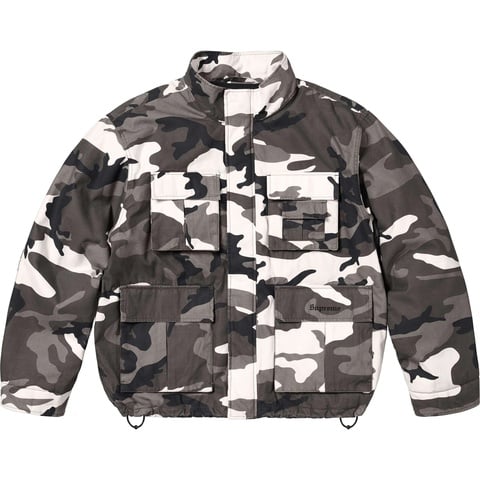 Supreme Supreme/Aphex Twin Alpha Industries® Cargo Jacket - Snow Camo