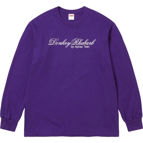 Supreme/Aphex Twin Donkey Rhubarb L/S Tee - Supreme