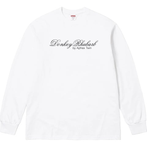Supreme/Aphex Twin Donkey Rhubarb L/S Tee - Supreme