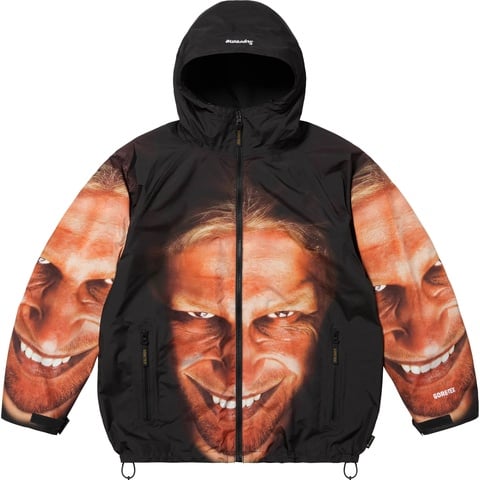 Supreme Supreme/Aphex Twin Reversible GORE-TEX Hooded Jacket - Black