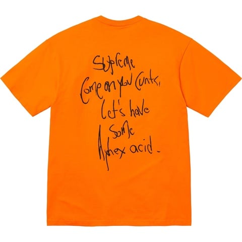 Supreme Supreme/Aphex Twin Windowlicker Tee - Orange