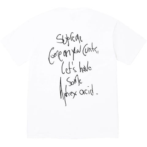 Supreme Supreme/Aphex Twin Windowlicker Tee - White