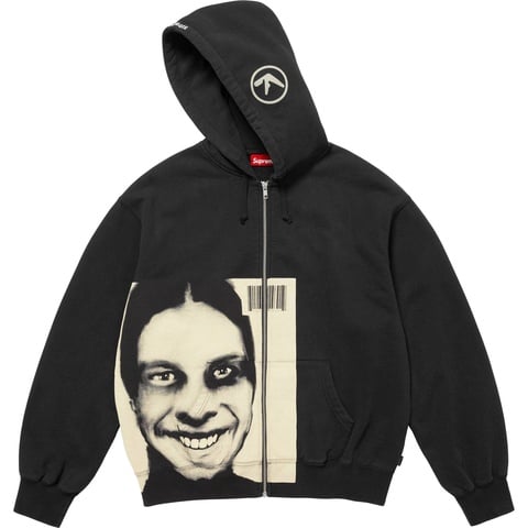 Supreme/Aphex Twin Zip Up Hooded Sweatshirt - Supreme
