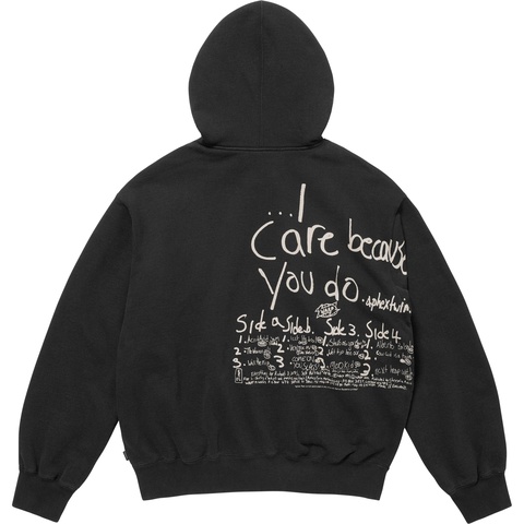 Supreme/Aphex Twin Zip Up Hooded Sweatshirt - Supreme