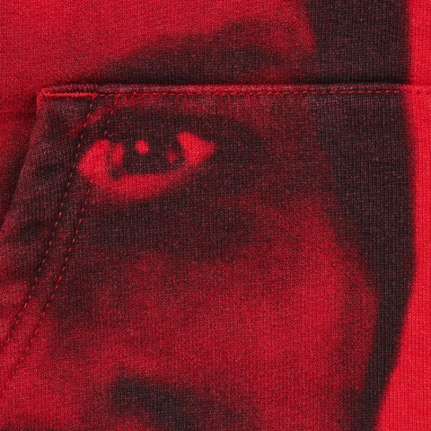 Supreme Supreme/Aphex Twin Zip Up Hooded Sweatshirt - Red