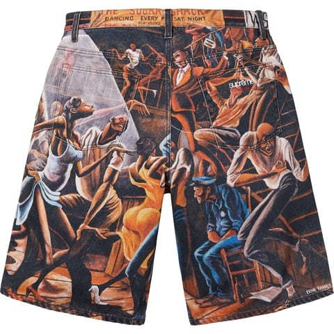 ユ*セ様 希少シュプリーム　Ernie Barnes Baggy Denim S Supreme/Ernie Barnes Baggy Denim Short - Supreme