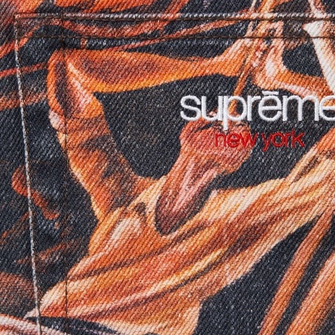 Supreme Supreme/Ernie Barnes Baggy Denim Short - Dance