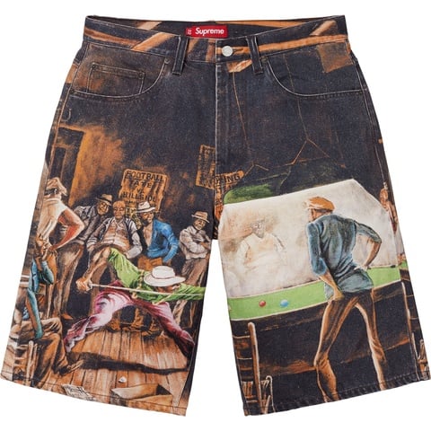 Supreme/Ernie Barnes Baggy Denim Short - Supreme