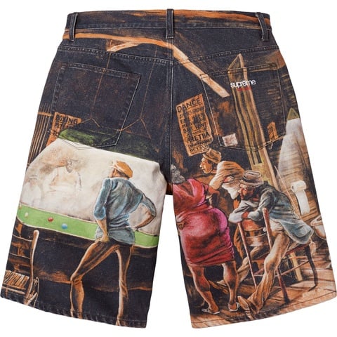 Supreme/Ernie Barnes Baggy Denim Short - Supreme