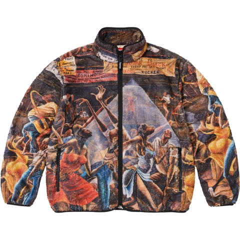 Supreme/Ernie Barnes Fleece Jacket - Supreme