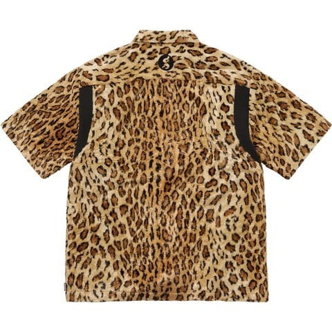Supreme Supreme®/GOODENOUGH Crushed Rayon Pile S/S Shirt - Leopard