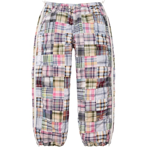 Supreme®/GOODENOUGH Patchwork Madras Full Zip Track Pant - Supreme