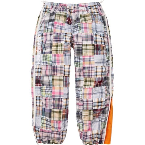 Supreme®/GOODENOUGH Patchwork Madras Full Zip Track Pant - Supreme