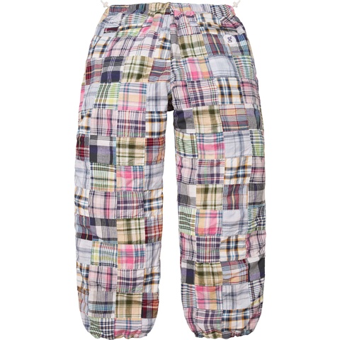 Supreme Supreme®/GOODENOUGH Patchwork Madras Full Zip Track Pant - Multicolor