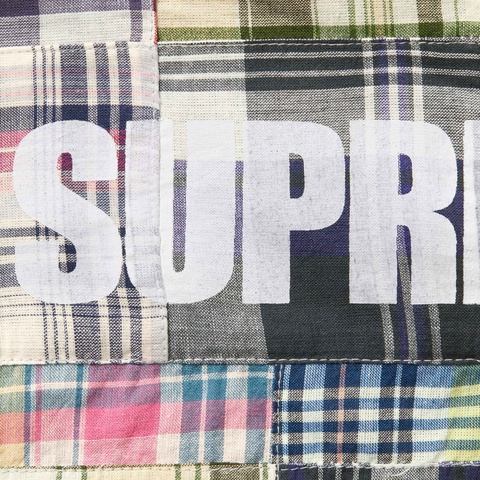 Supreme®/GOODENOUGH Patchwork Madras S/S Shirt - Supreme