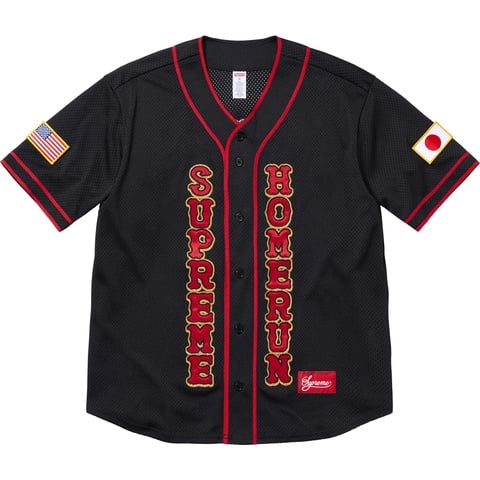 新品未使用！ Supreme × run Baseball Jersey Supreme®/Homerun Baseball Jersey - Supreme