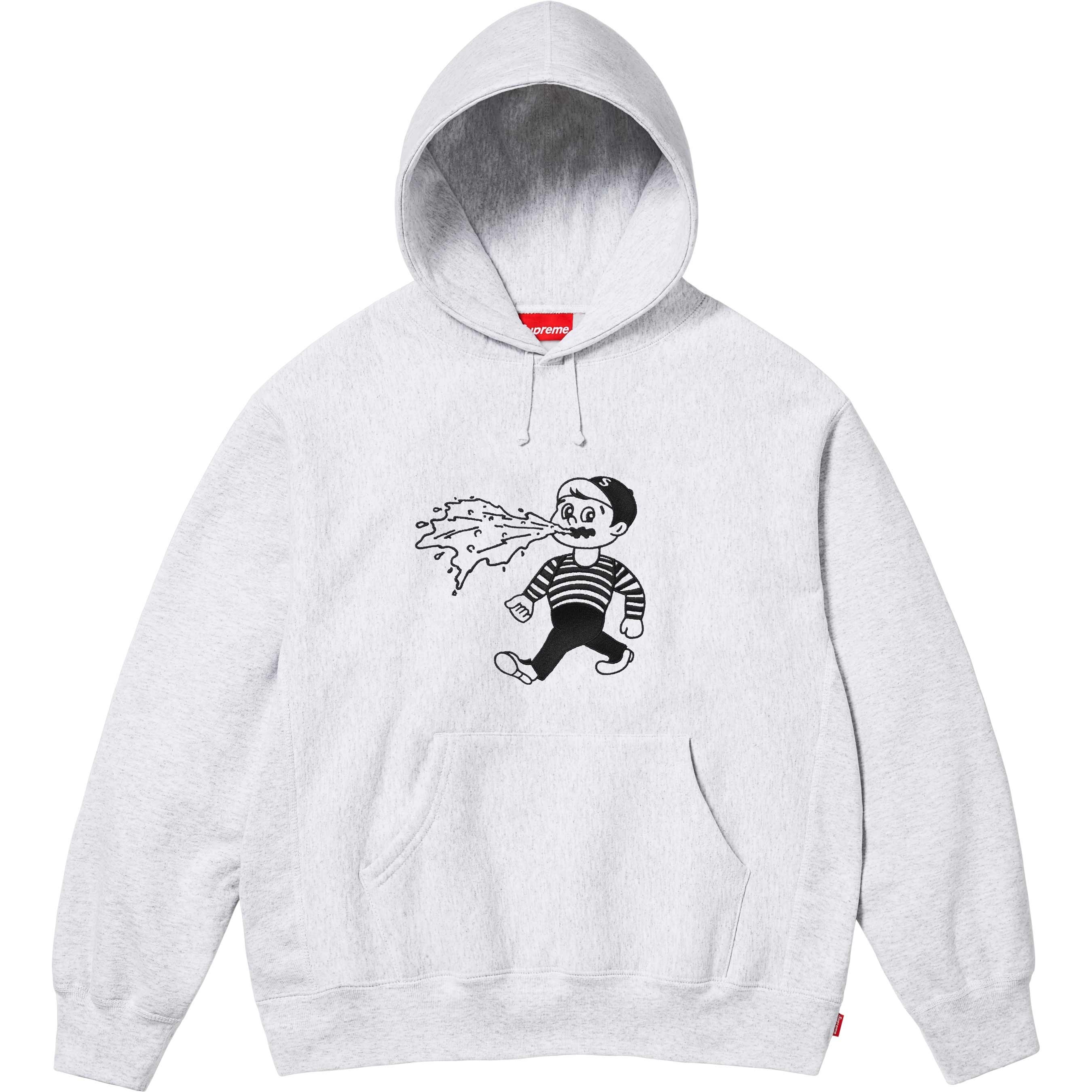 Supreme Supreme Homerun Hooded Sweatshirt (SS25) - Ash Grey - $178