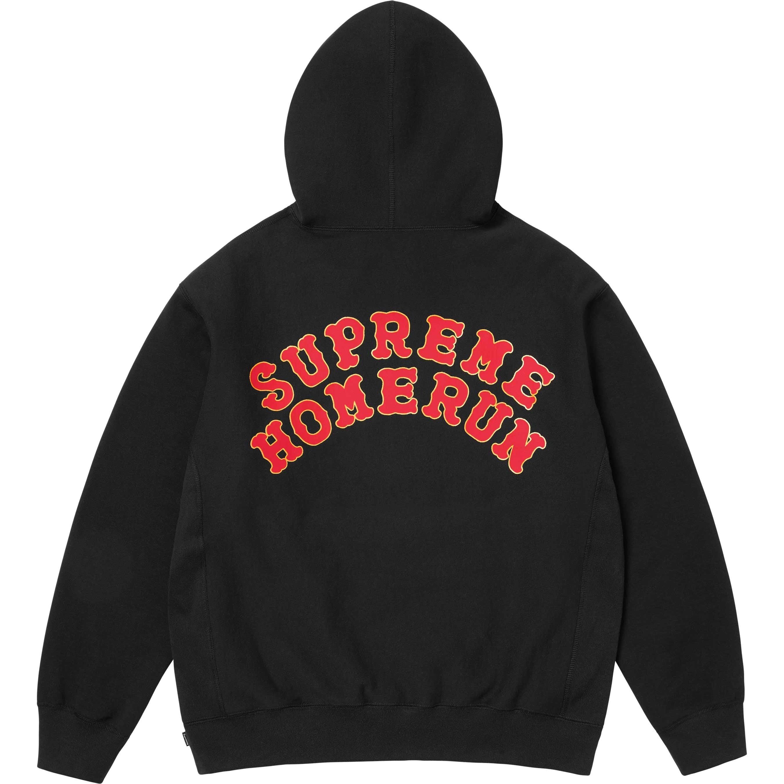 Supreme Supreme Homerun Hooded Sweatshirt (SS25) - Black - $178
