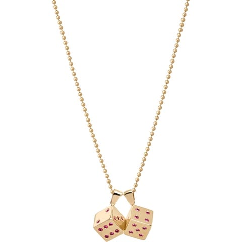 Supreme Supreme®/Jacob&Co Dice 14K Gold Pendant - Gold