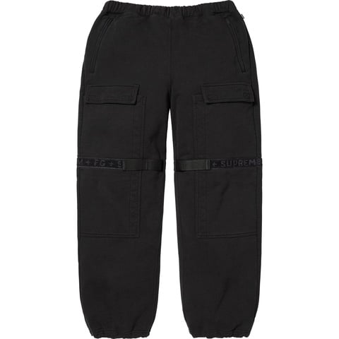 Supreme Supreme®/Marithé + François Girbaud Shuttle Tape Cargo Sweatpant - Black