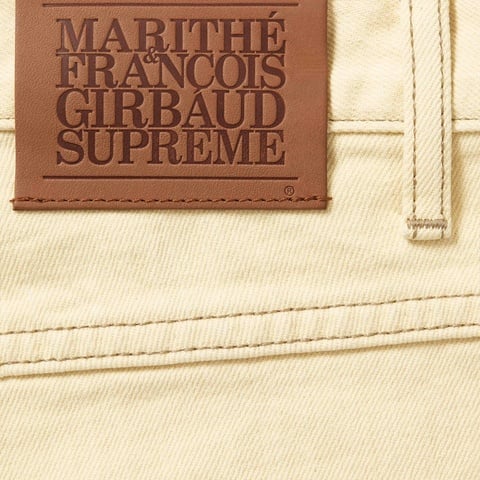 Supreme Supreme®/Marithé + François Girbaud X-Seam Baggy Denim Short - Pale Yellow