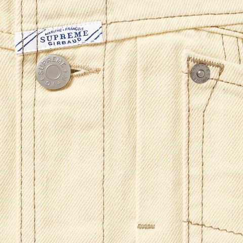 Supreme Supreme®/Marithé + François Girbaud X-Seam Denim Trucker Jacket - Pale Yellow