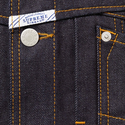Supreme Supreme®/Marithé + François Girbaud X-Seam Denim Trucker Jacket - Rigid Indigo