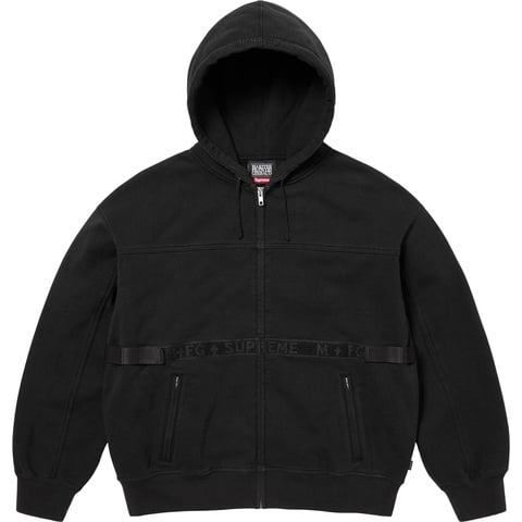 Supreme Supreme®/Marithé + François Girbaud Zip Up Hooded Sweatshirt - Black