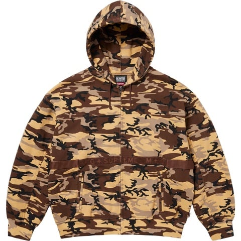 Supreme Supreme®/Marithé + François Girbaud Zip Up Hooded Sweatshirt - Camo