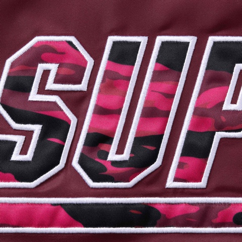 Supreme®/Mitchell & Ness® Camo Logo Varsity Jacket - Supreme