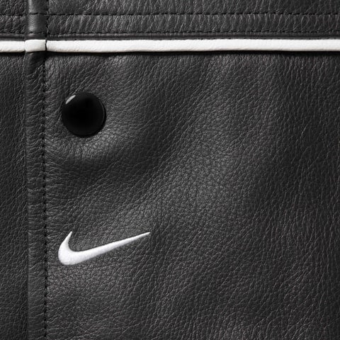 Supreme Supreme®/Nike® Leather Varsity Jacket - Black