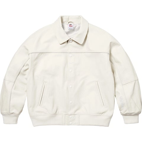 Supreme Supreme®/Nike® Leather Varsity Jacket - Snakeskin