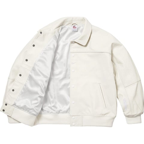 Supreme®/Nike® Leather Varsity Jacket - Supreme