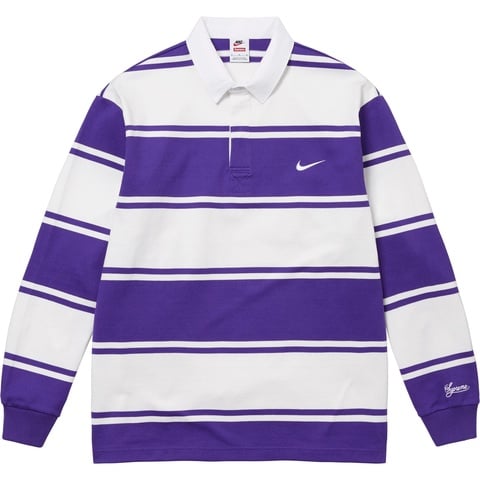 Supreme✖️Nike ロゴプリント ポロシャツ M Nike x Supreme Black Mesh Shirt Size L International