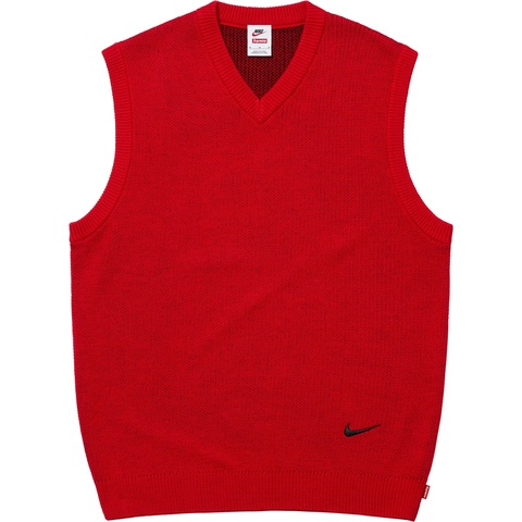 Supreme Supreme®/Nike® Sweater Vest - Red